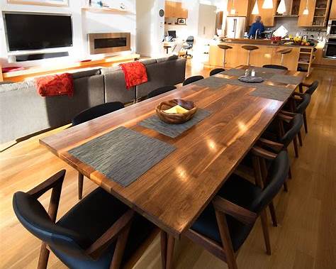When the Dining Room Has an Awkward Layout, a Custom Table Can Make All the Difference 2
